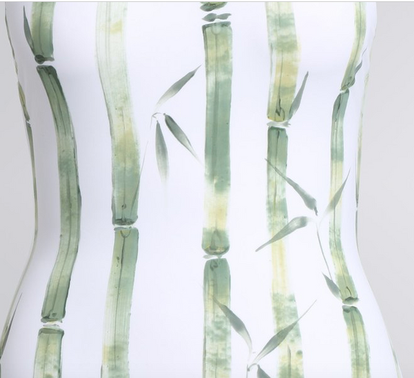 Bamboo Halter Neck With Lace Up Back