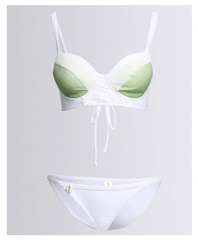 Protea Cupped Bikini With Lace Up Back